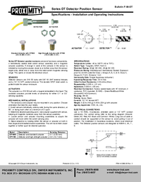 Thumbnail of document Manual - DT Detector Position Sensor